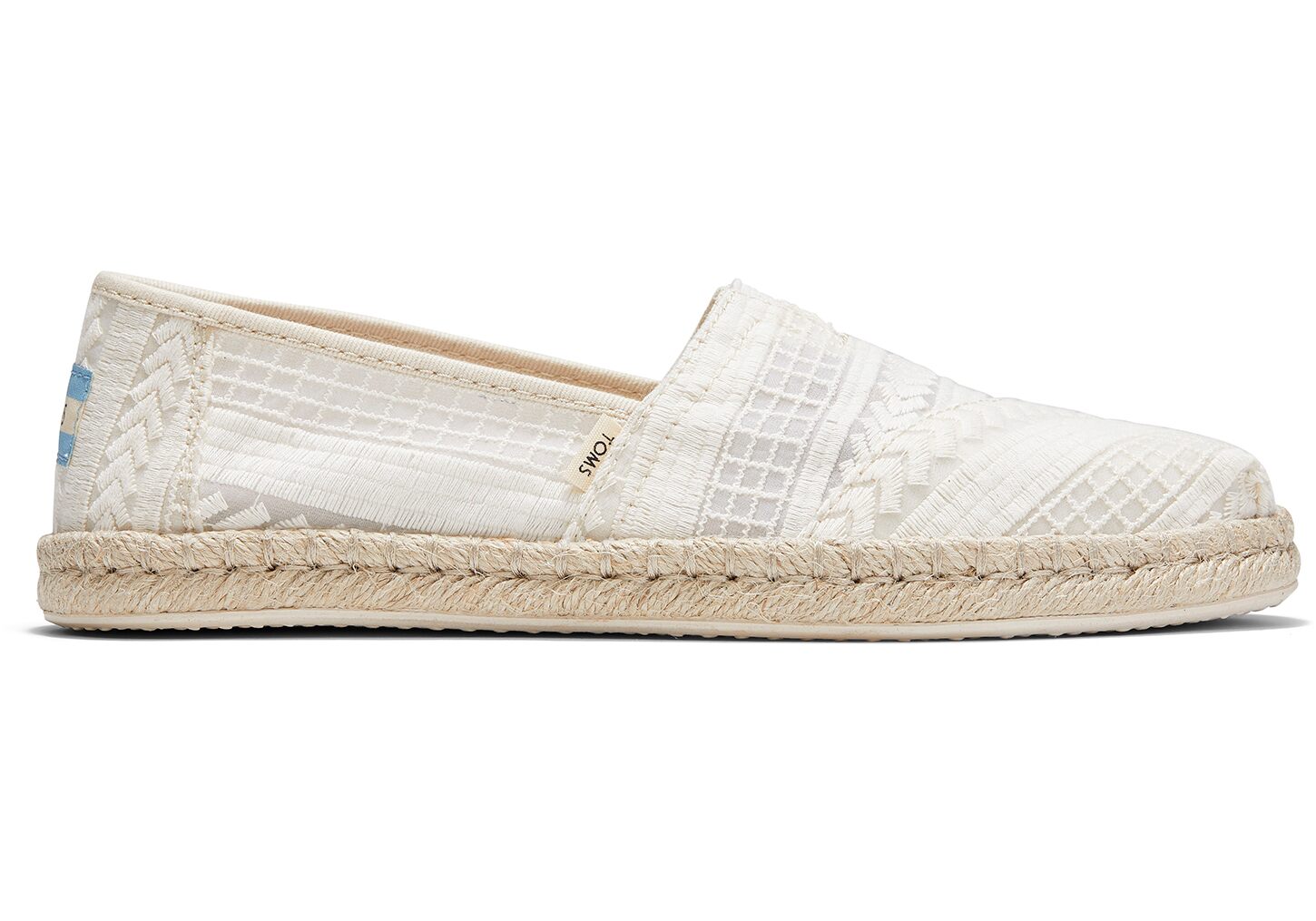 Toms Classics Arrow Mesh - Womens Alpargata Espadrilles - Beige - NZ - 157069ALI